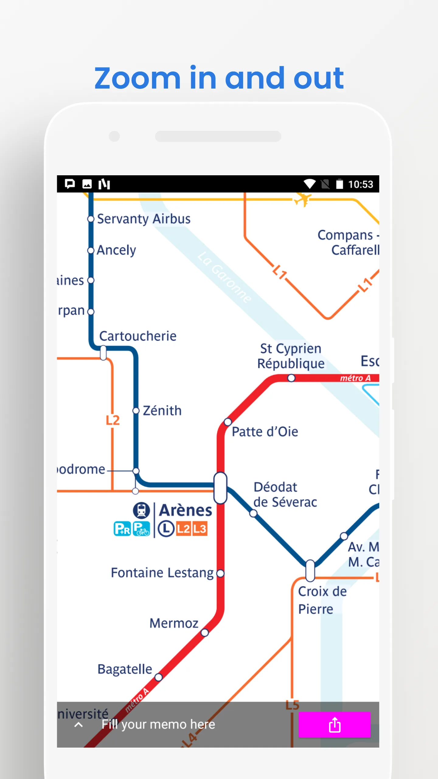 Toulouse Metro Tram Bus Travel | Indus Appstore | Screenshot