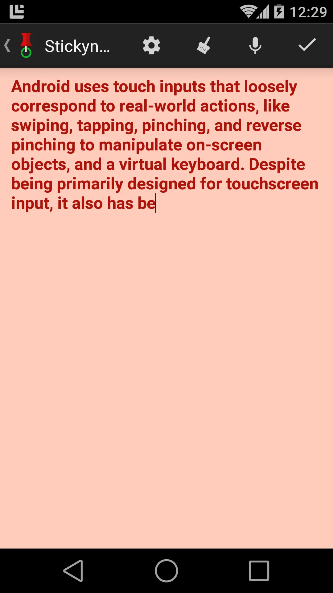 Stickynote Widget | Indus Appstore | Screenshot