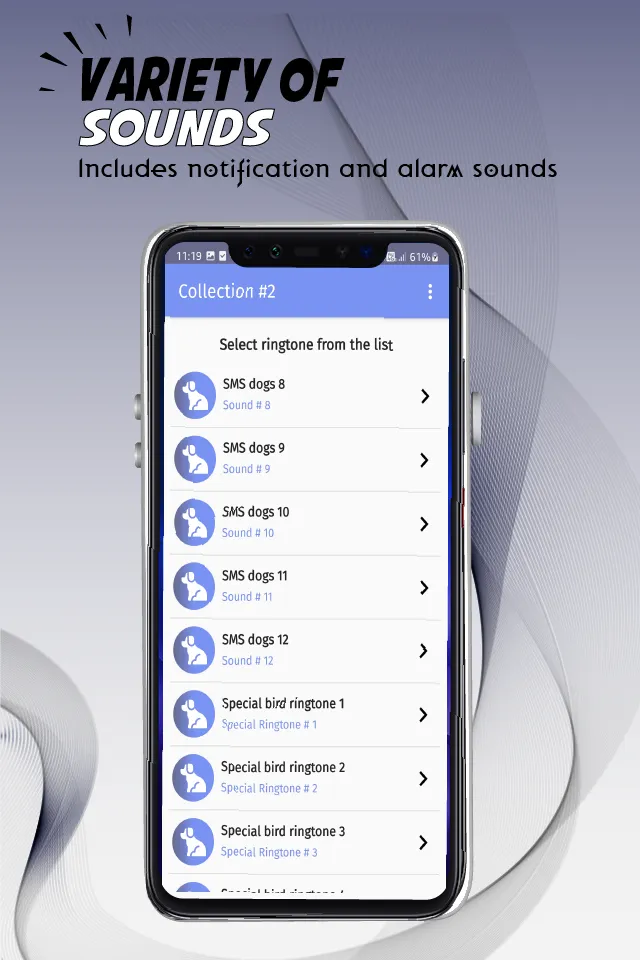 Dog Ringtones, dog sound | Indus Appstore | Screenshot