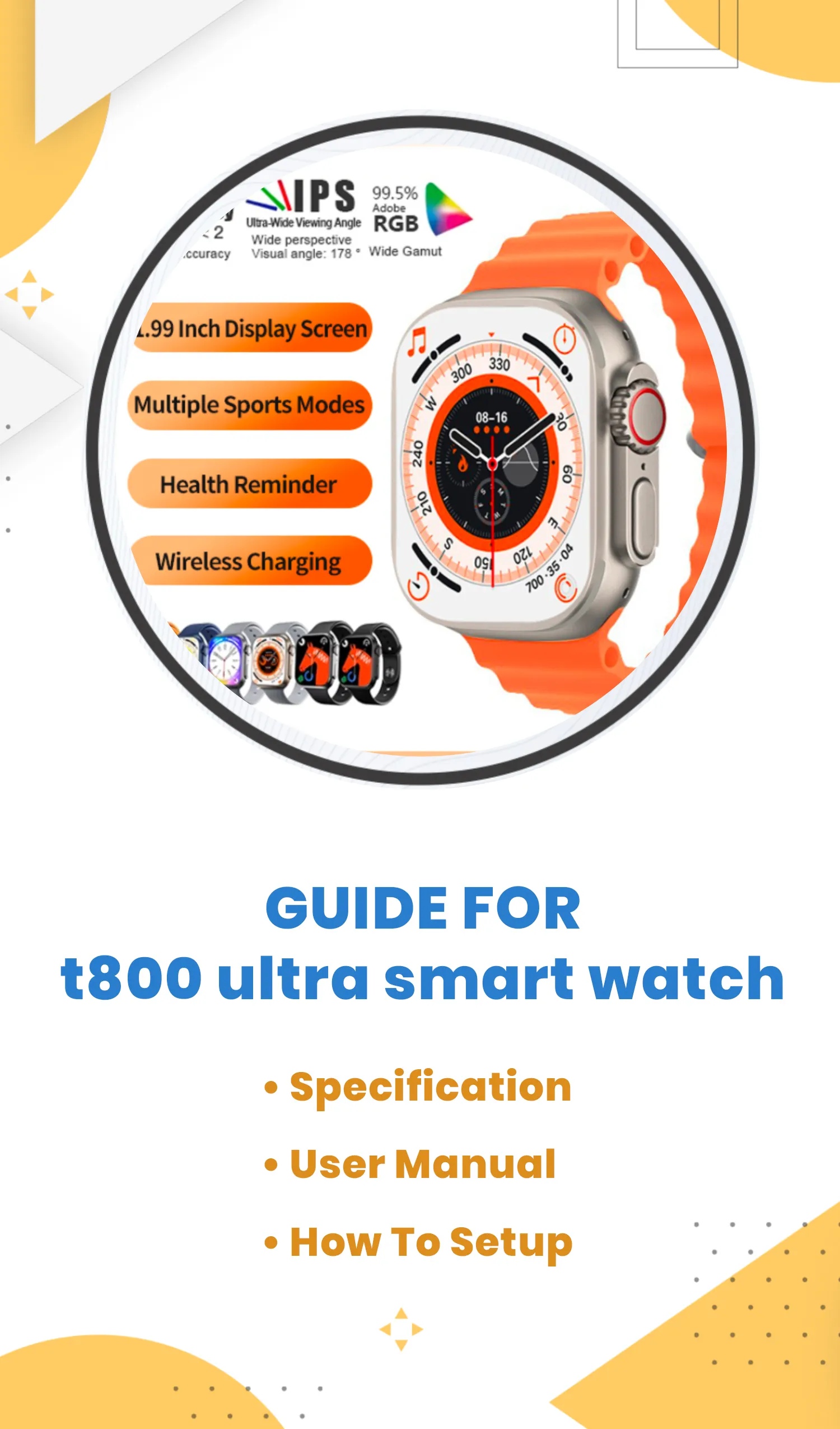 t800 ultra smart watch hint | Indus Appstore | Screenshot