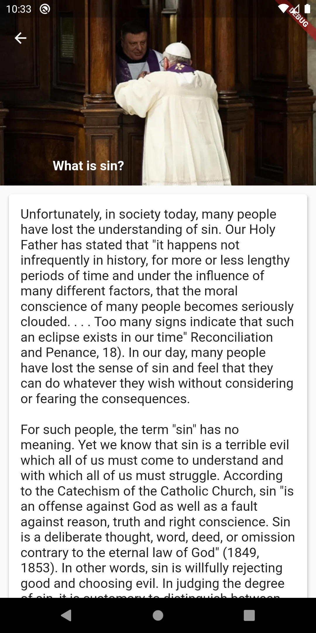 Catholic Confession Guide | Indus Appstore | Screenshot