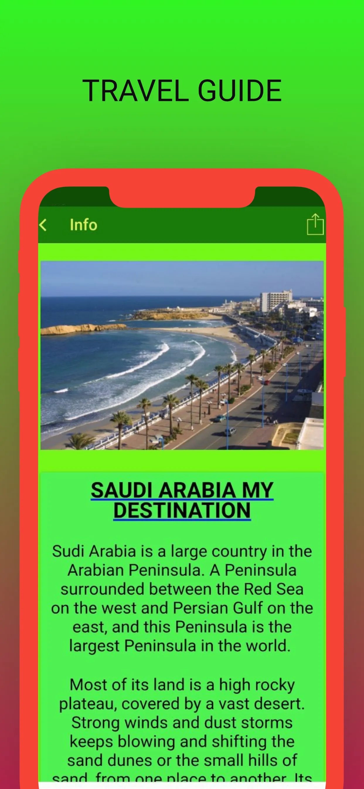 SAUDI ARABIA MY DESTINATION | Indus Appstore | Screenshot