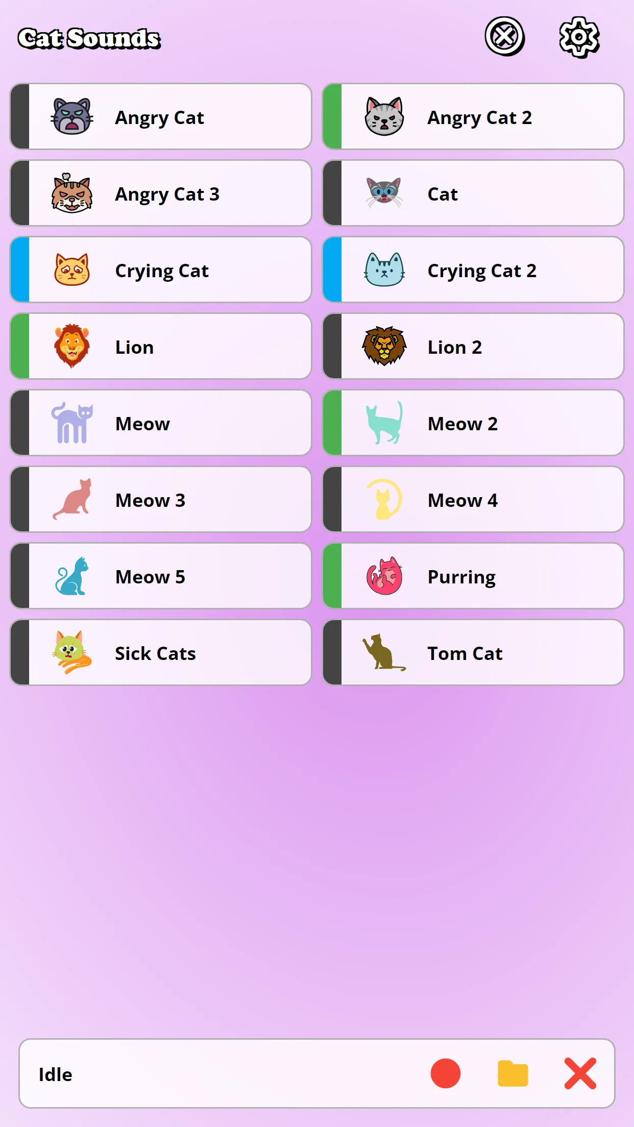 Cat Soundboard | Indus Appstore | Screenshot