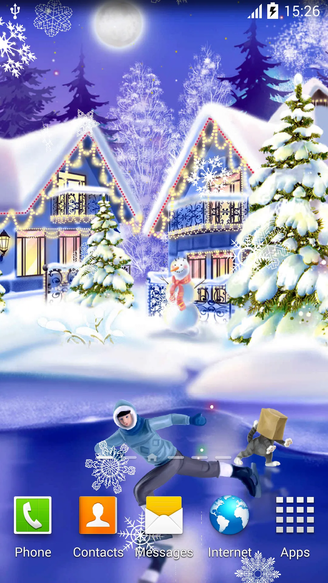 Christmas Rink Live Wallpaper | Indus Appstore | Screenshot