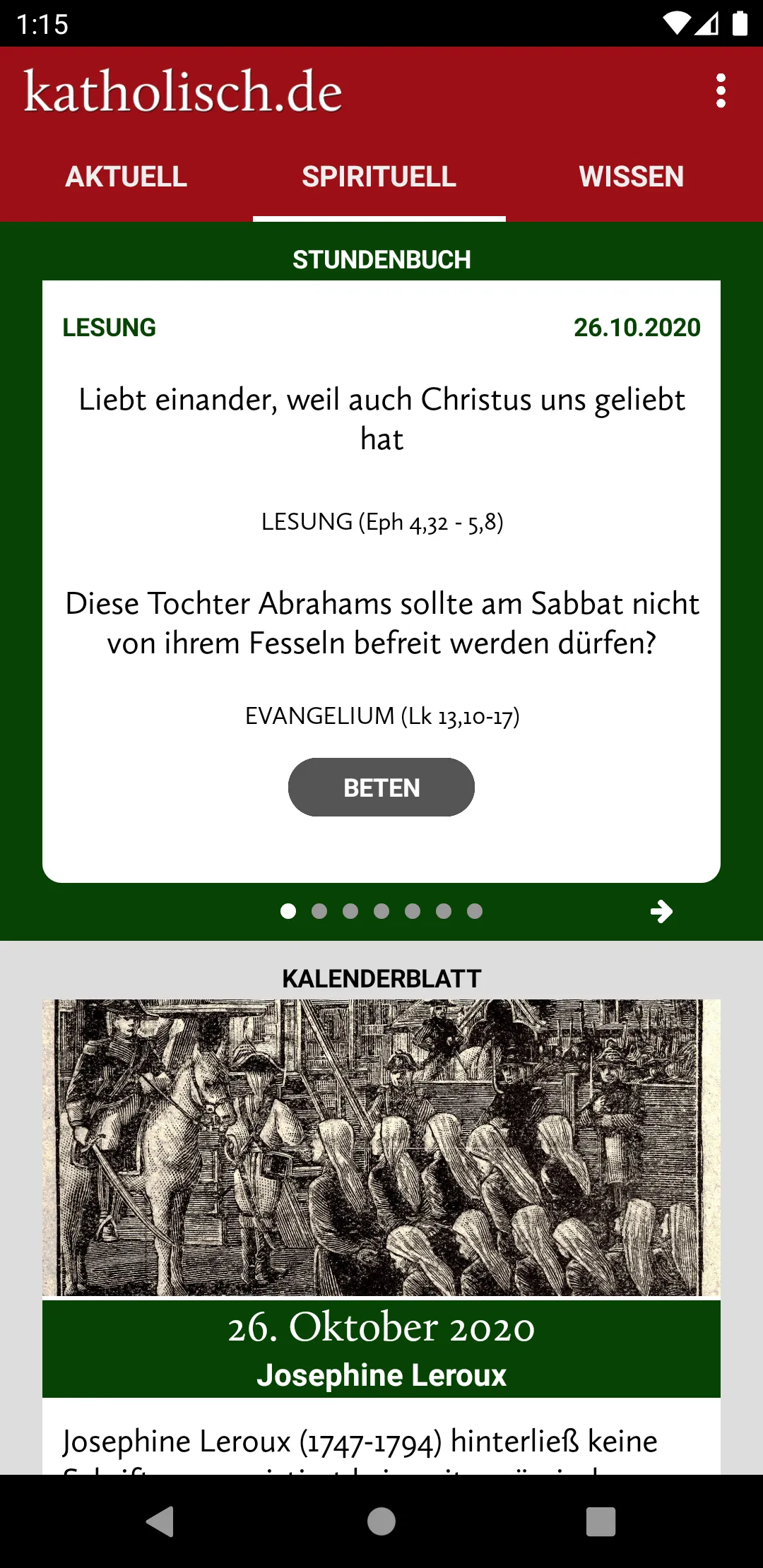 katholisch.de | Indus Appstore | Screenshot