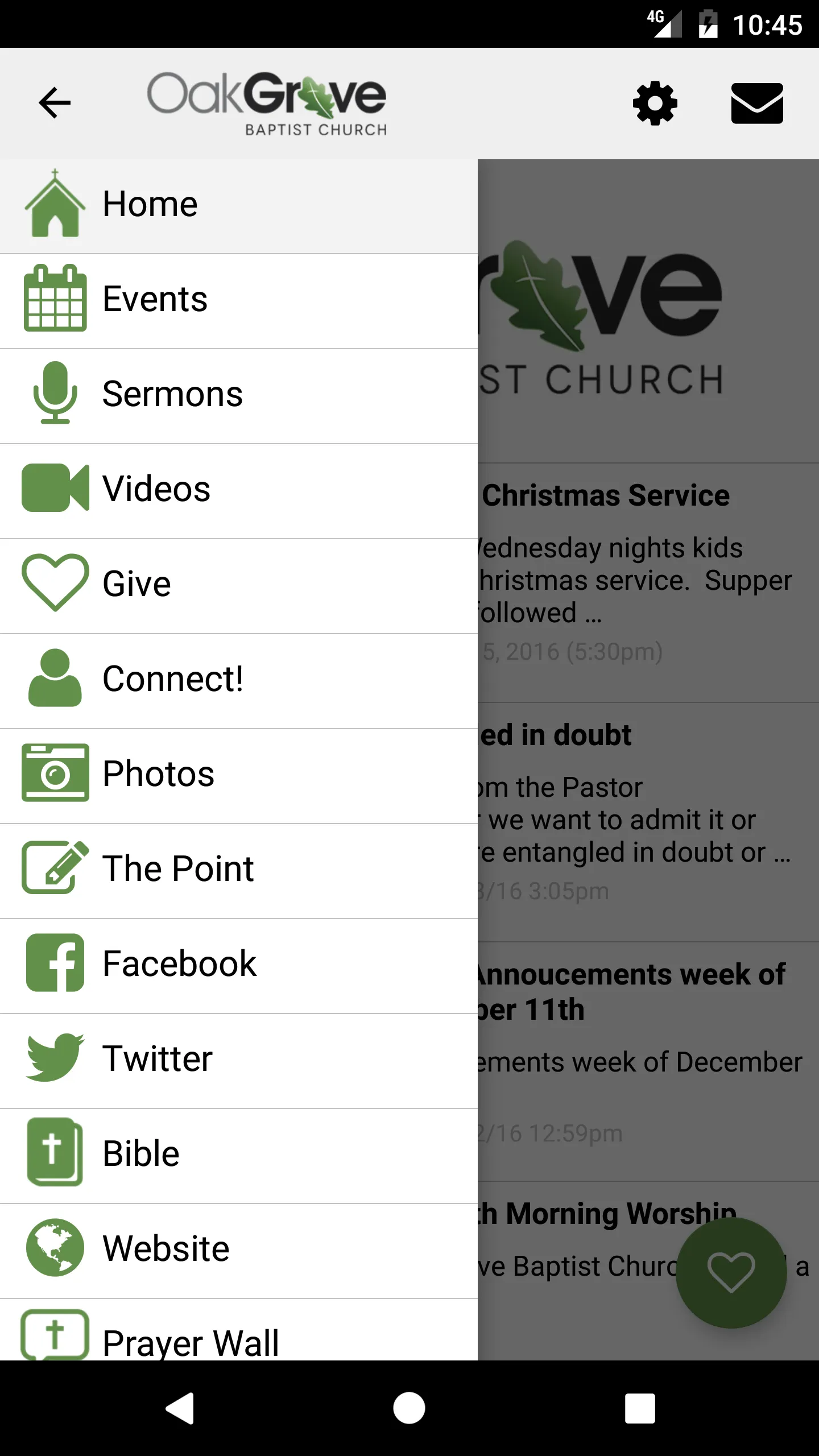 Oak Grove Baptist Church | Indus Appstore | Screenshot