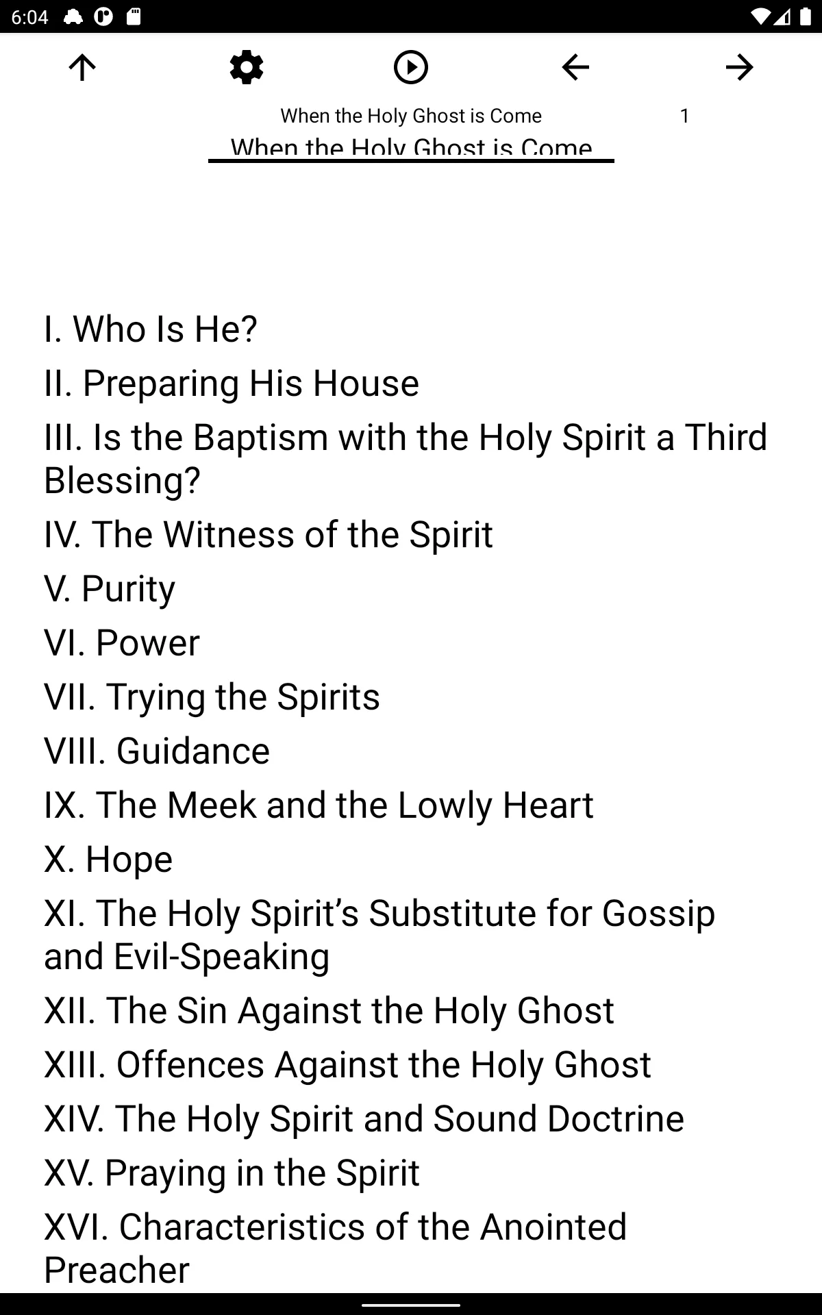 Book, When the Holy Ghost is C | Indus Appstore | Screenshot