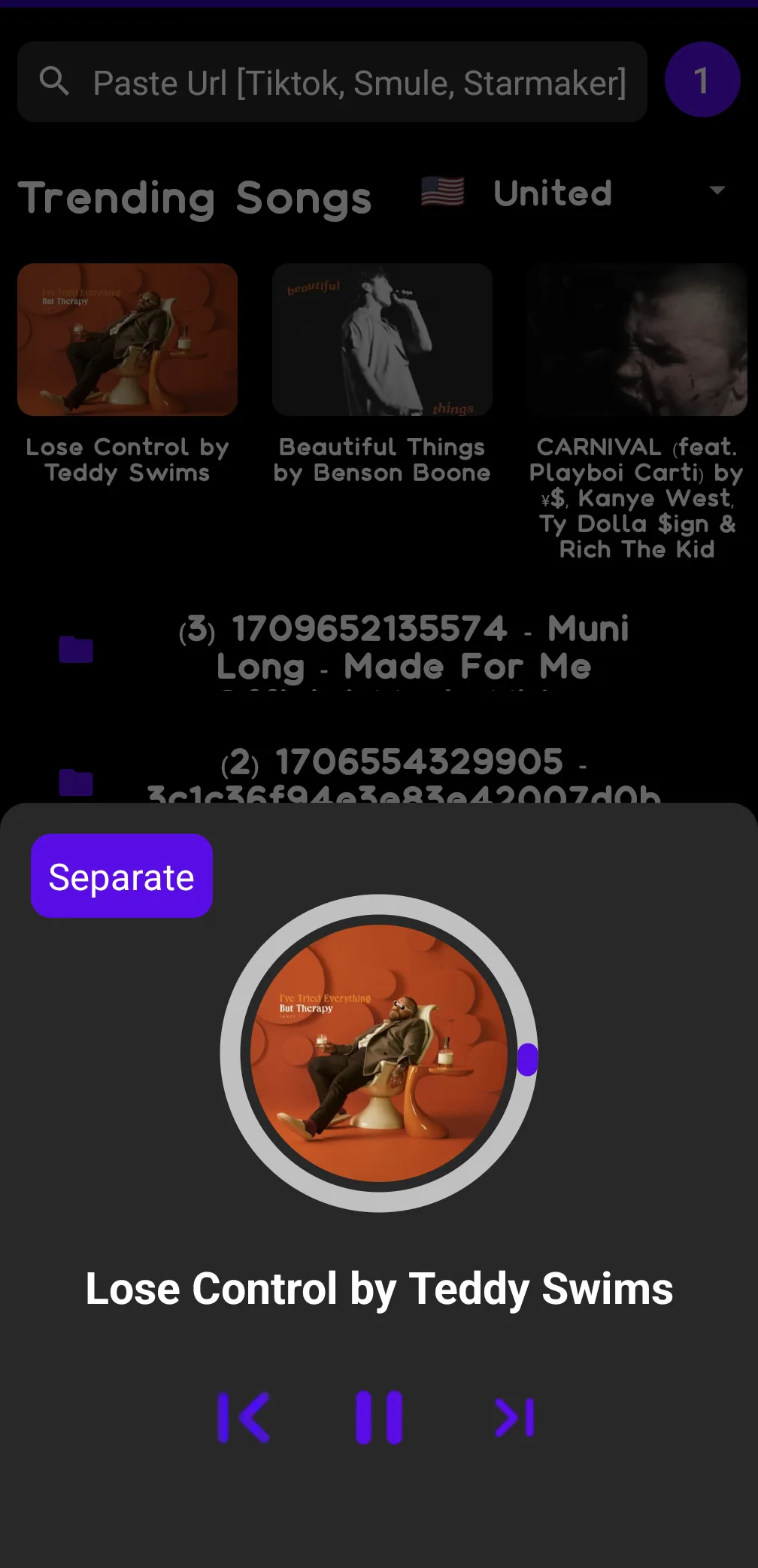 SonicMelody: AI Vocal Remover | Indus Appstore | Screenshot