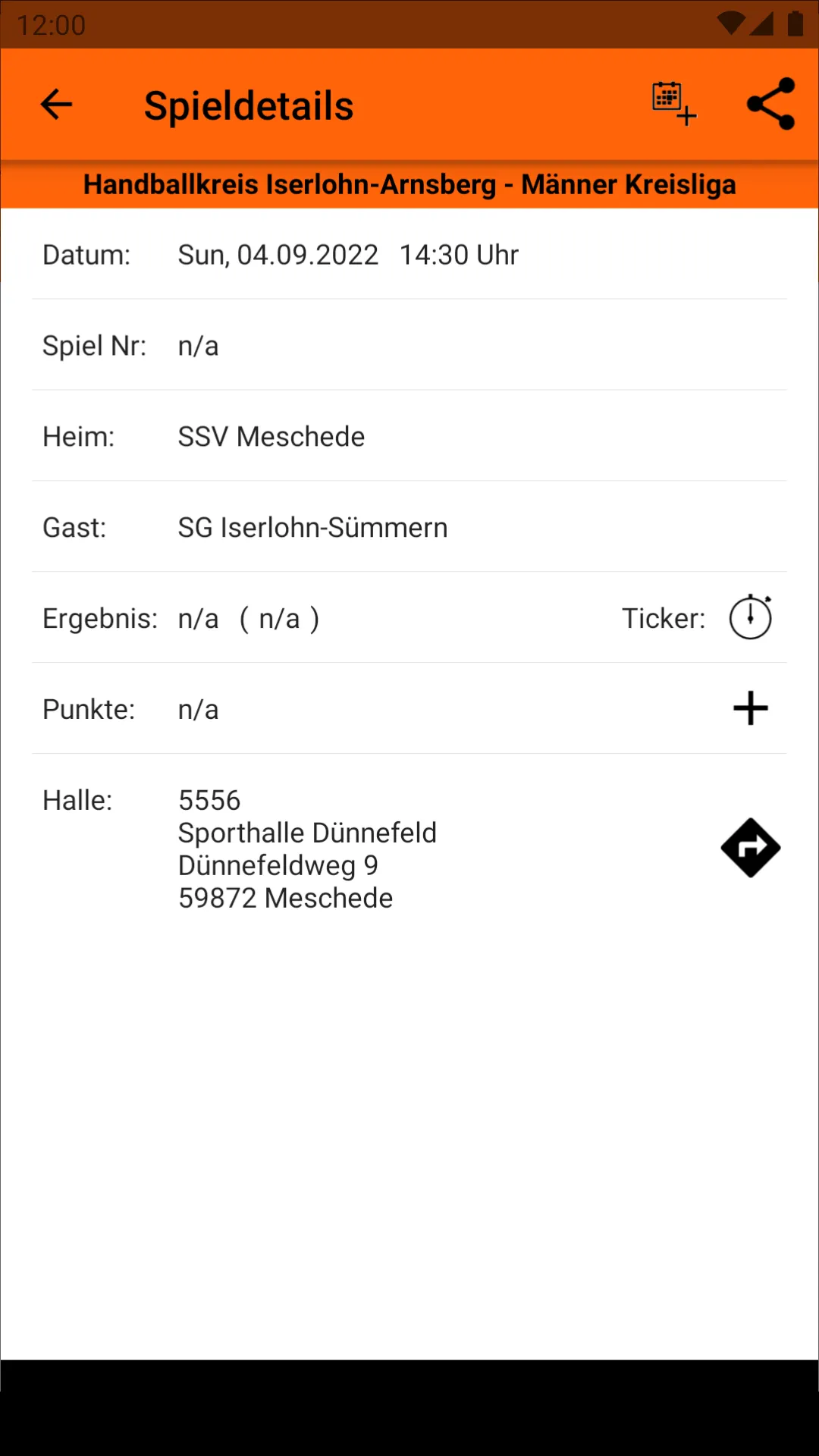 SG Iserlohn-Sümmern | Indus Appstore | Screenshot