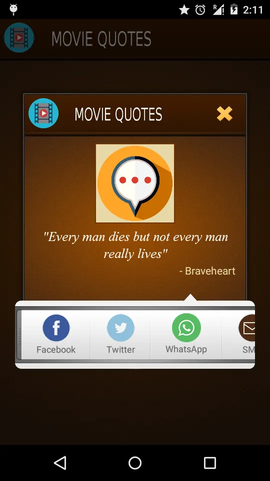 Inspirational Movie Quotes | Indus Appstore | Screenshot