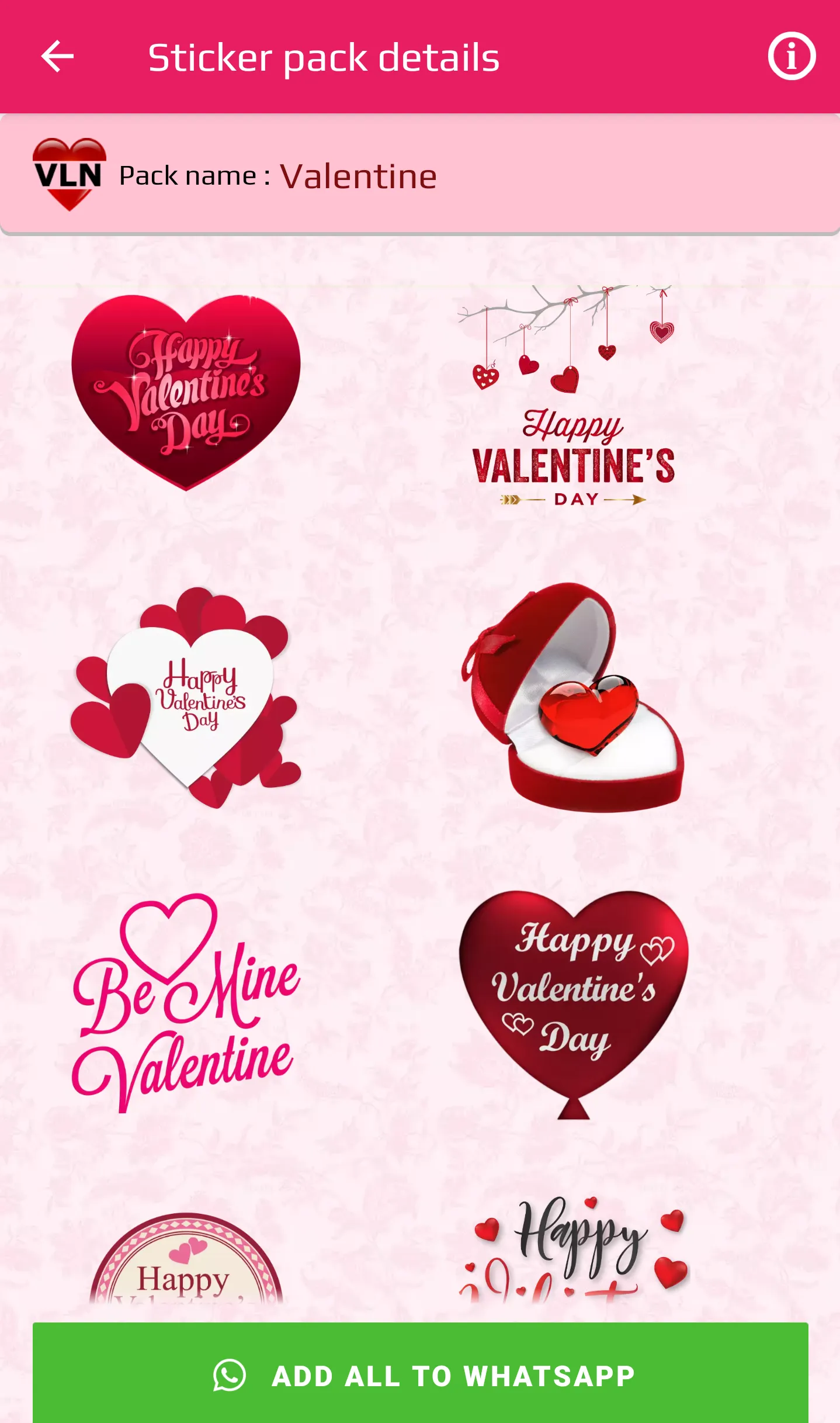 Love Stickers | Indus Appstore | Screenshot