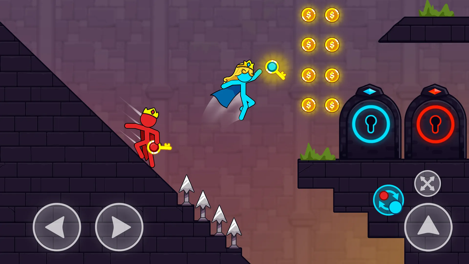 Stick Adventure: Red And Blue | Indus Appstore | Screenshot