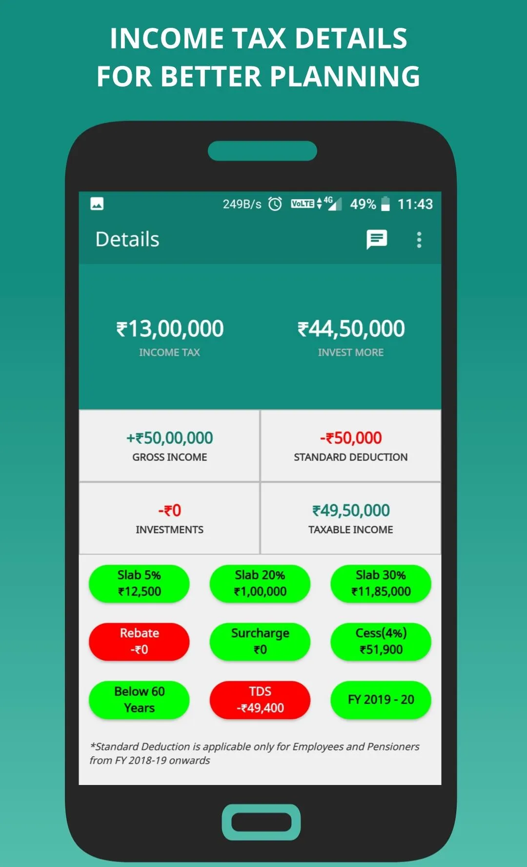 Income Tax Calculator-FinCalC | Indus Appstore | Screenshot