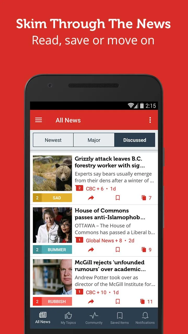 Canada News & Headlines | Indus Appstore | Screenshot