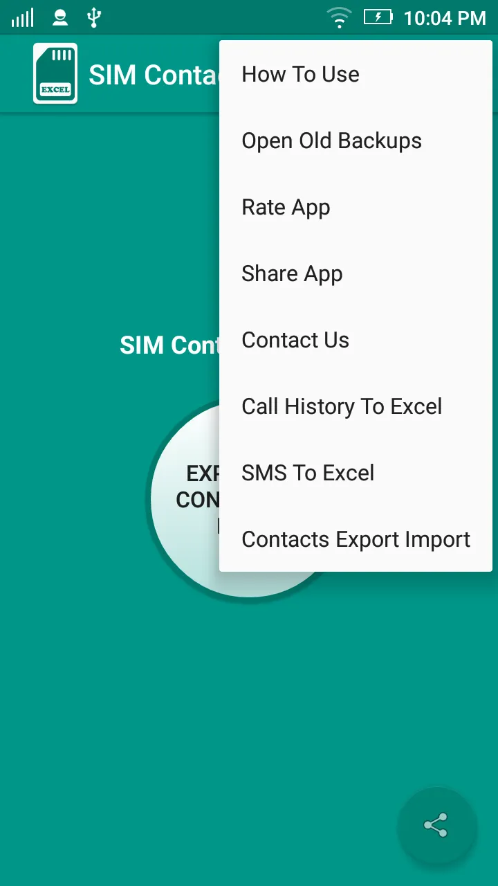 SIM Contacts To Excel | Indus Appstore | Screenshot