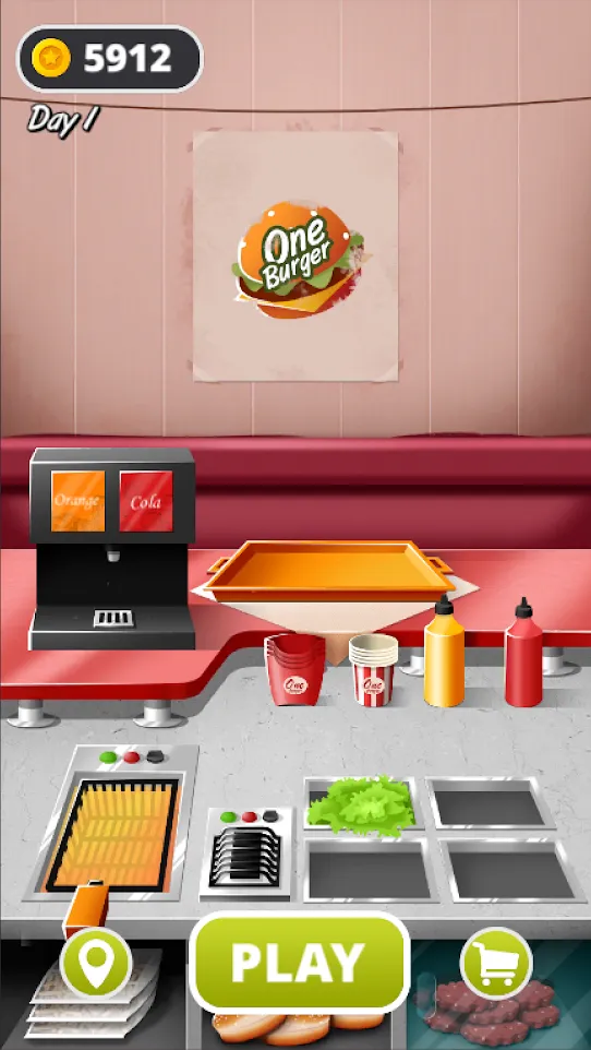 One Burger Cooking Game | Indus Appstore | Screenshot