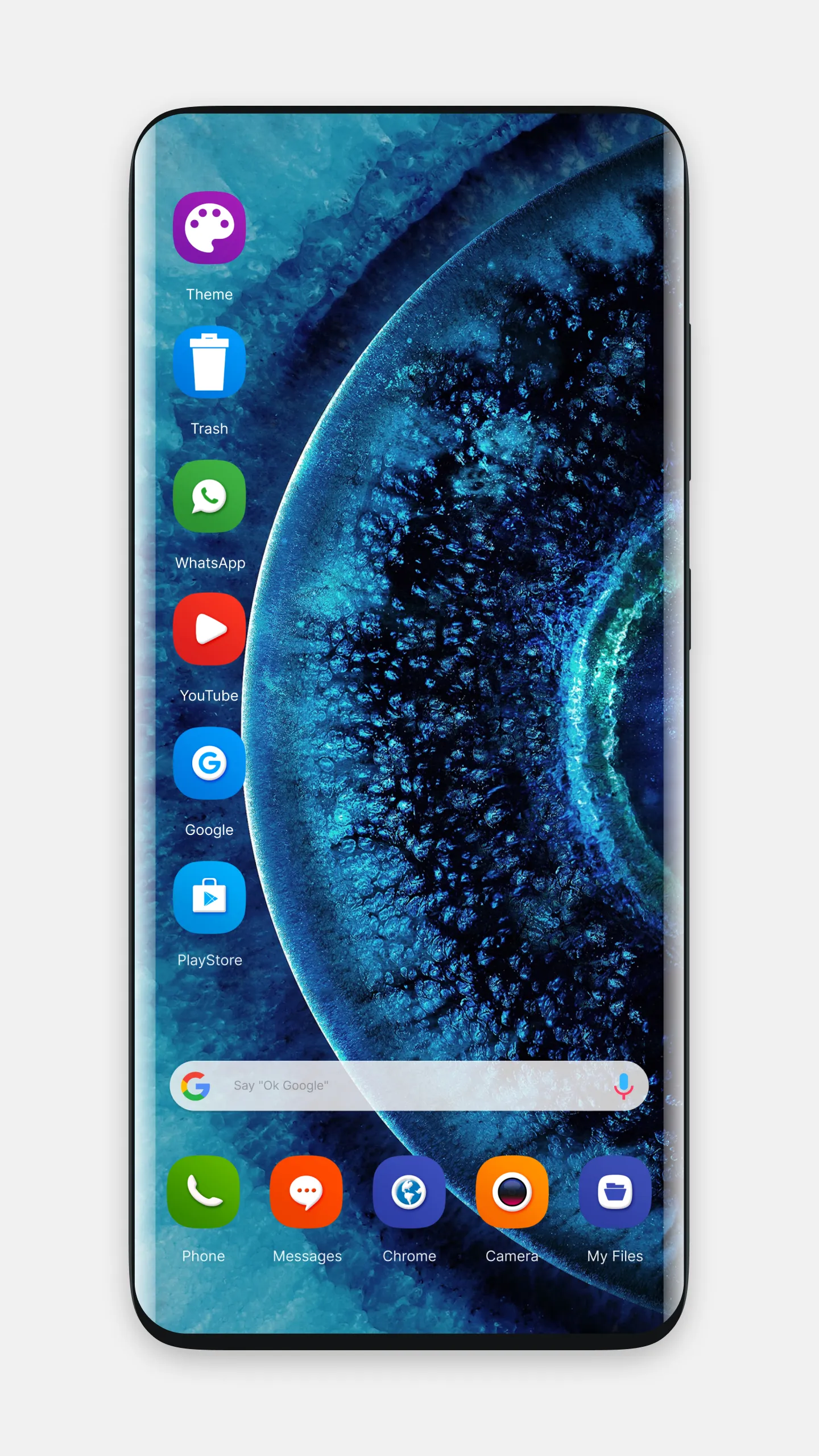 Oppo Find X theme for CL | Indus Appstore | Screenshot