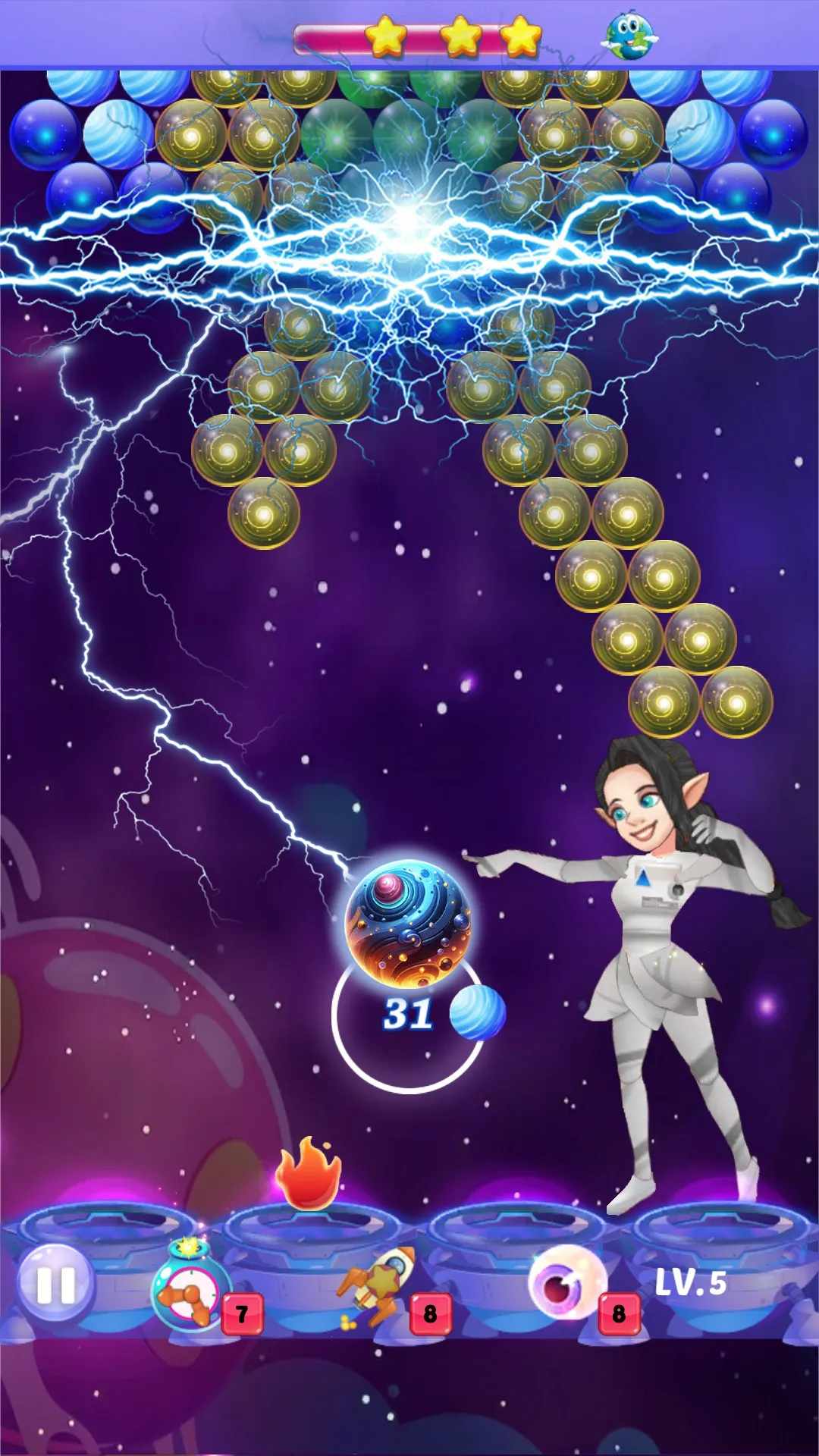 Bubble Pop Star Adventure | Indus Appstore | Screenshot