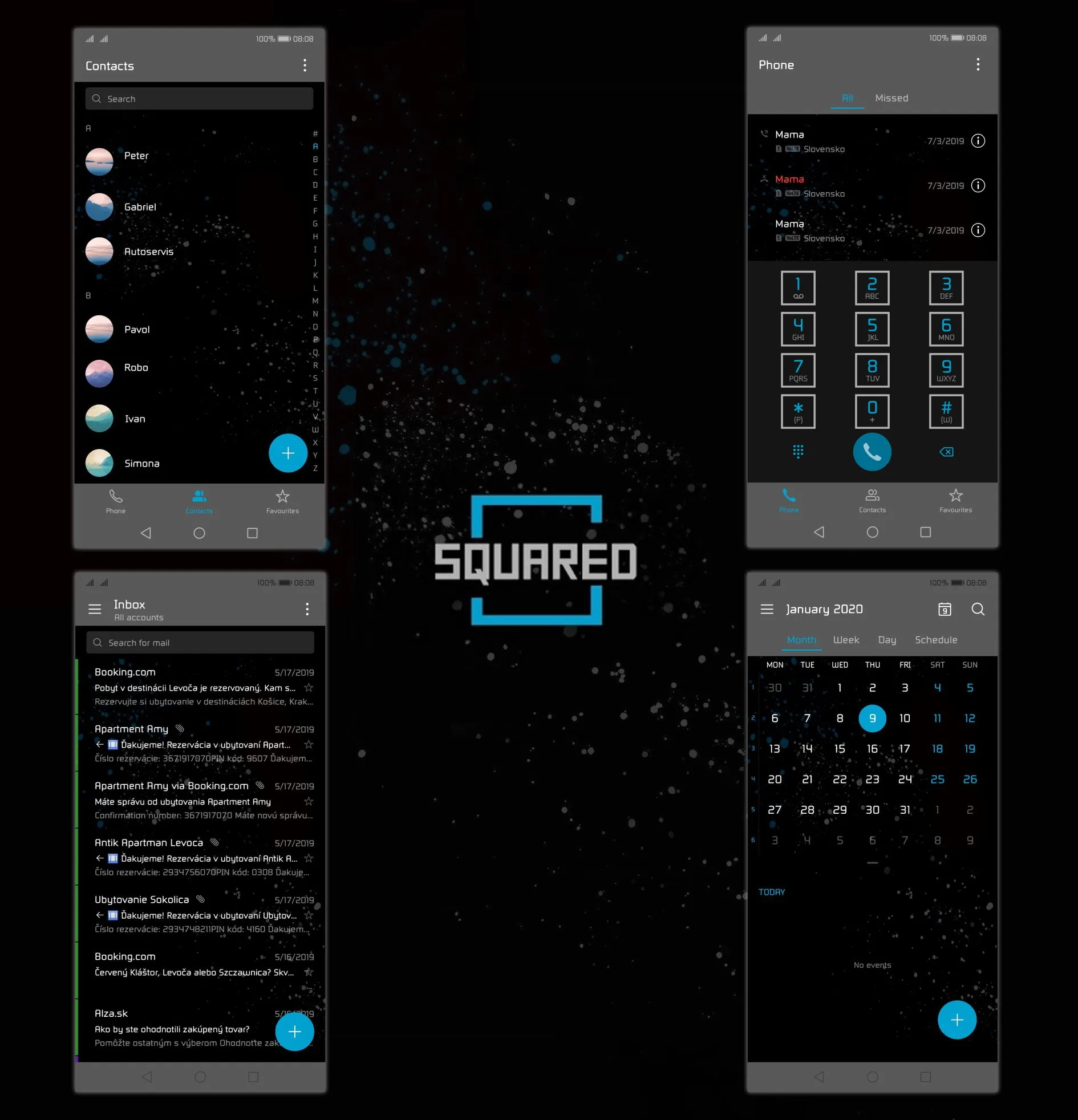 [EMUI 9.1]Squared Theme | Indus Appstore | Screenshot