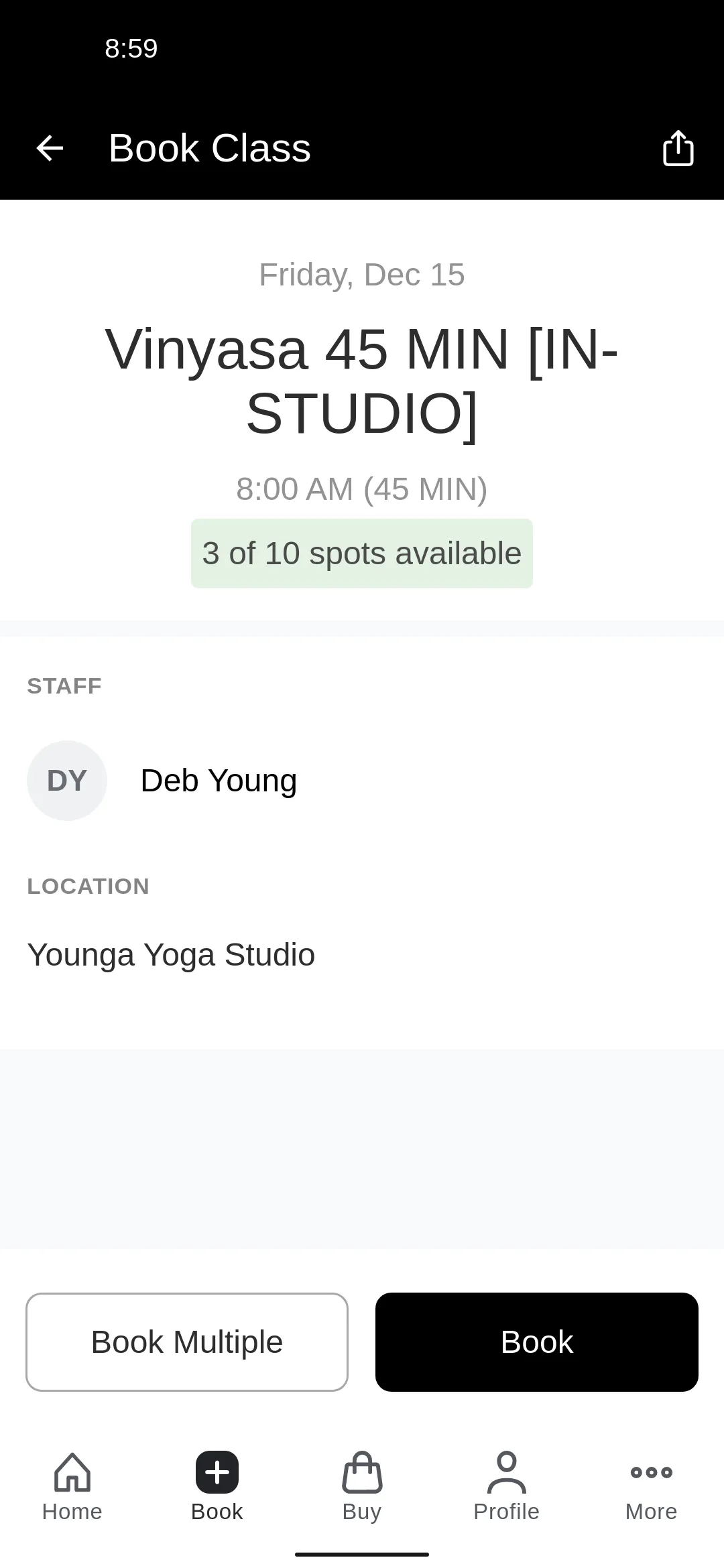 Younga Yoga Studio | Indus Appstore | Screenshot