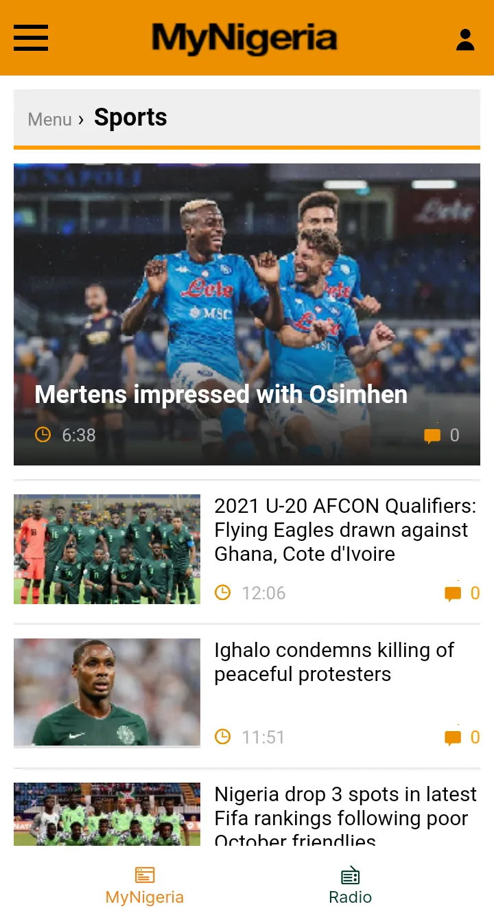 MyNigeria News and Radio | Indus Appstore | Screenshot