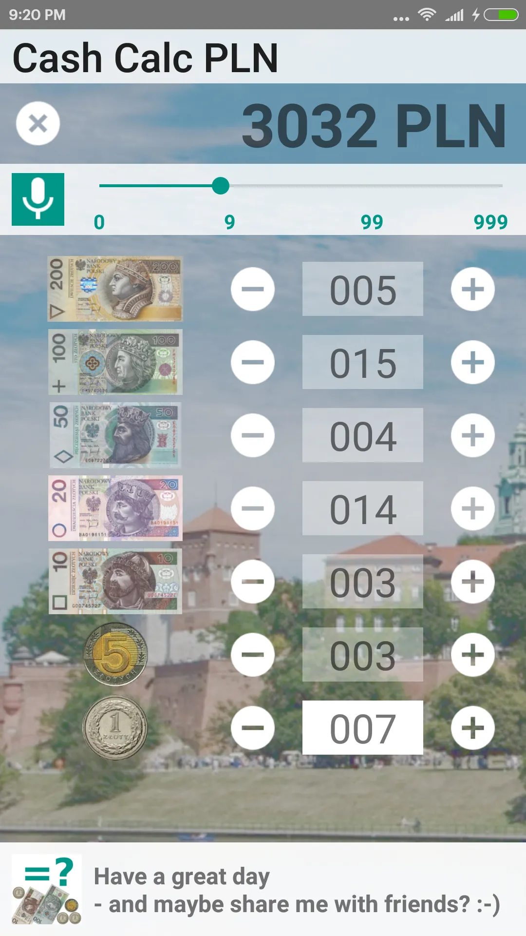 PLN cash calc | Indus Appstore | Screenshot