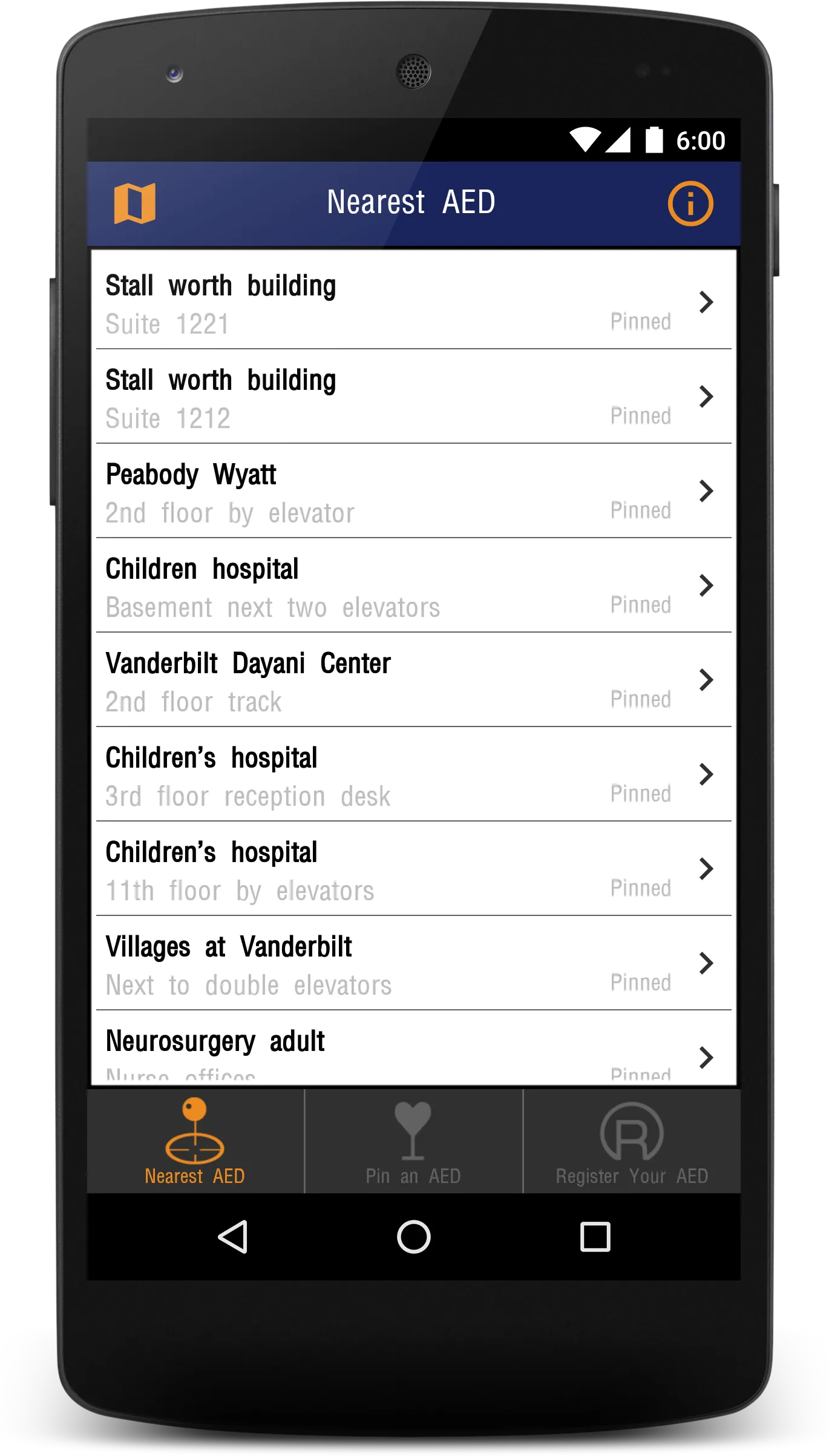 AED Registry | Indus Appstore | Screenshot