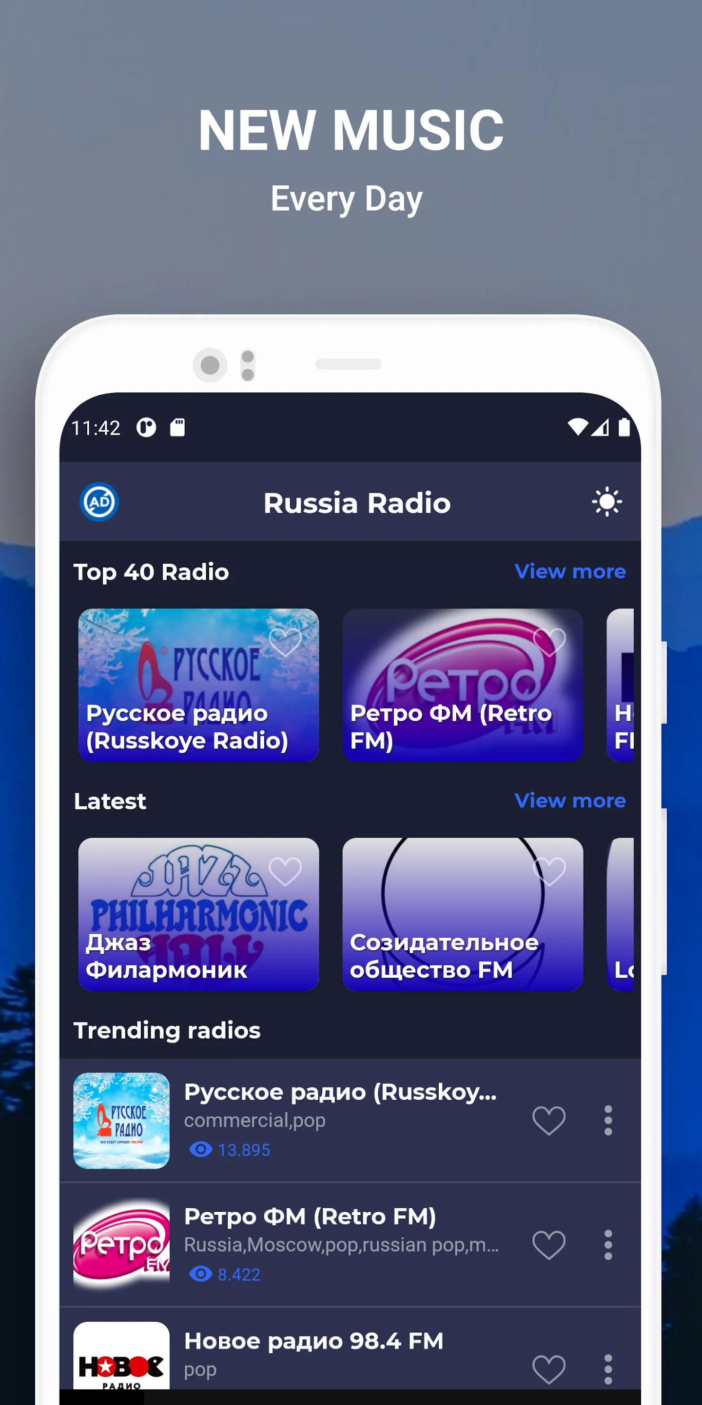 Radio Russia: Russian Stations | Indus Appstore | Screenshot