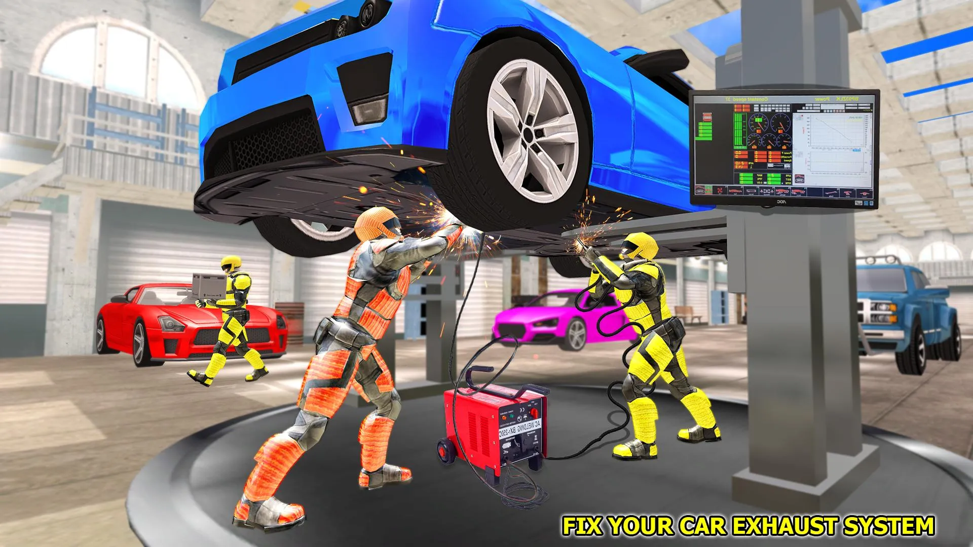 Robot Car Mechanic Workshop Ga | Indus Appstore | Screenshot