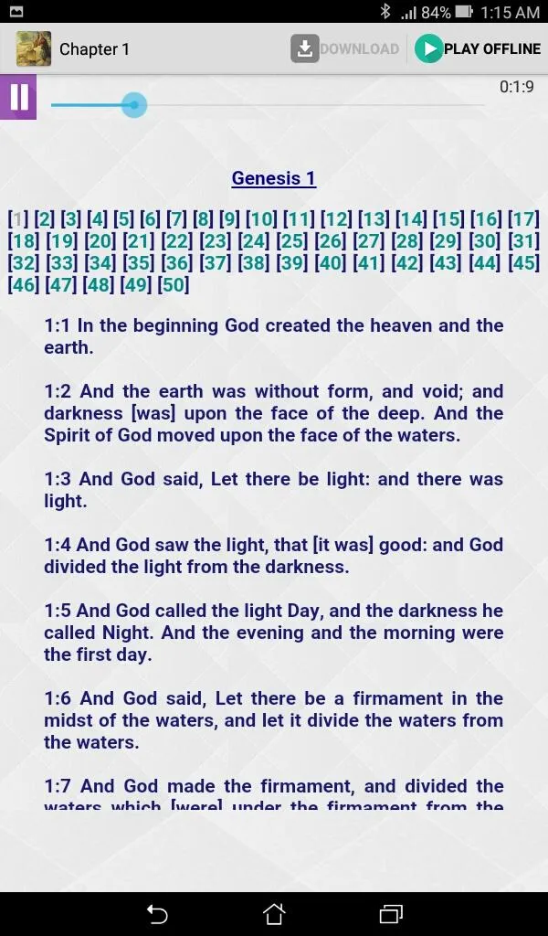 Bible Audio Niv | Indus Appstore | Screenshot