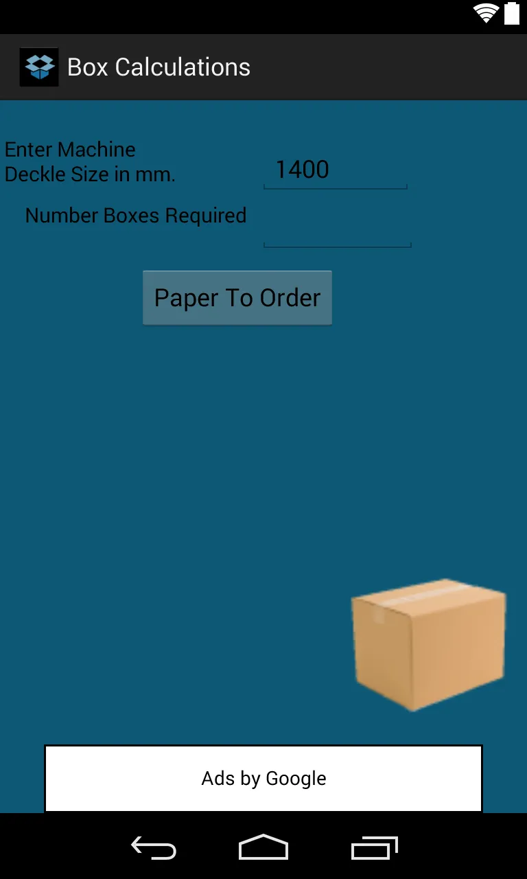 Corrugated Box Calculations | Indus Appstore | Screenshot