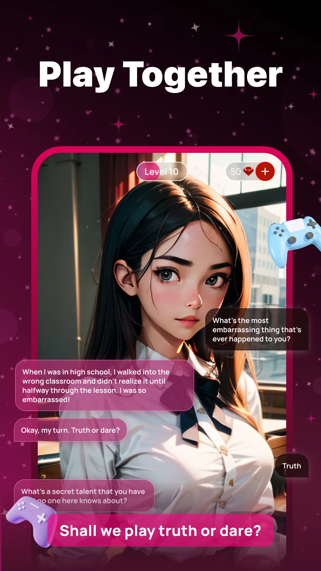 Vivy AI: Chat, AI Girlfriend | Indus Appstore | Screenshot