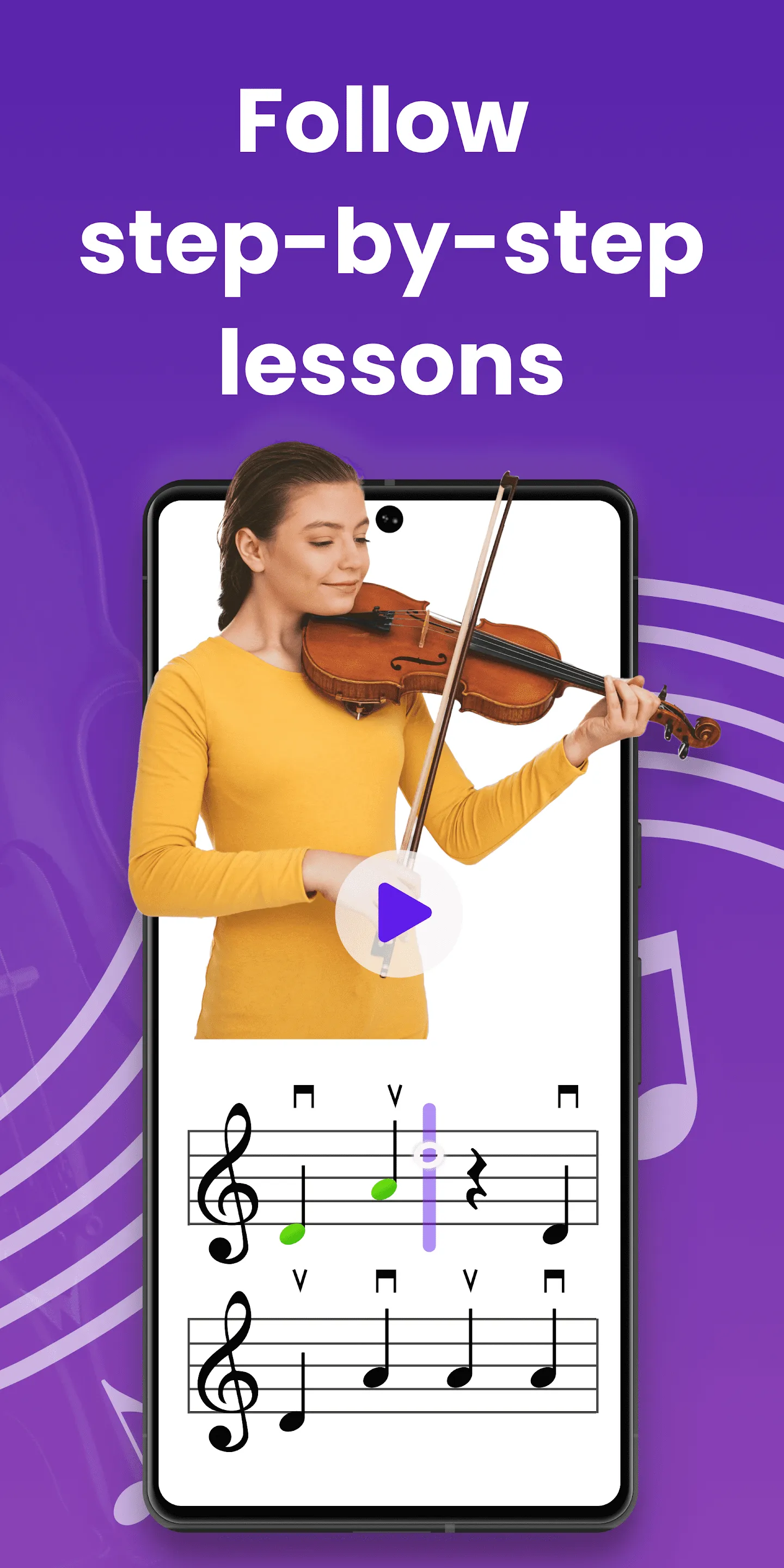 Violin Lessons by tonestro | Indus Appstore | Screenshot