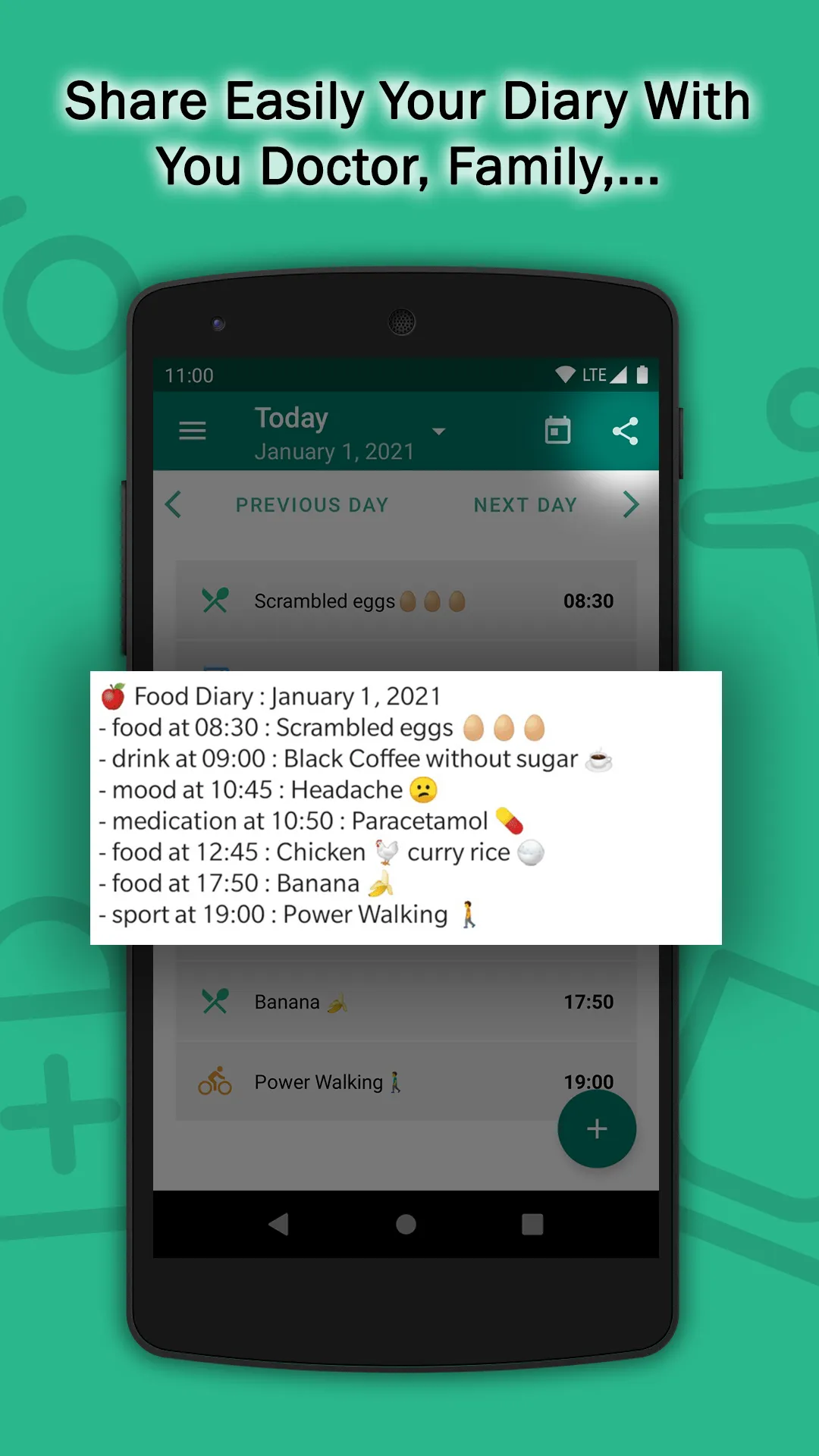 Food Diary : Diet & Health log | Indus Appstore | Screenshot