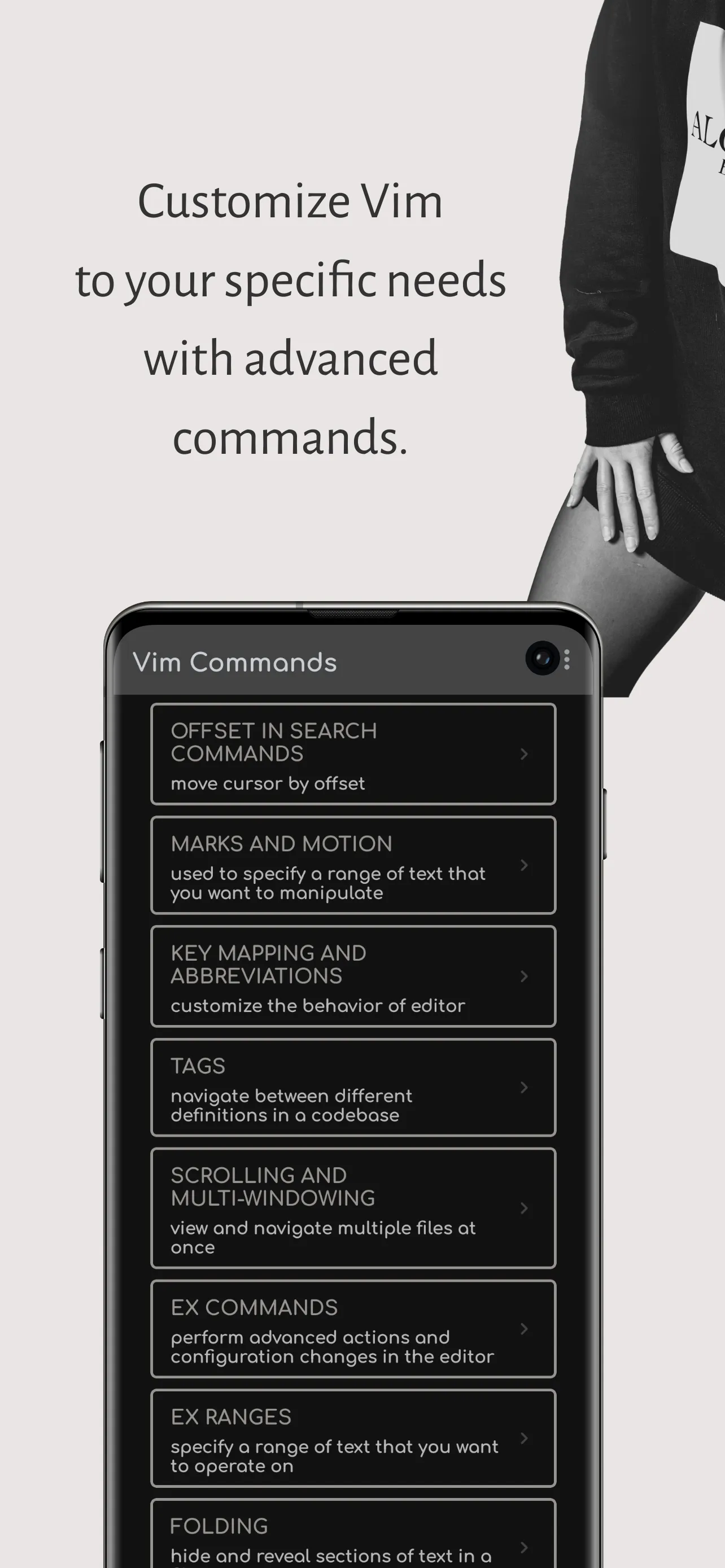 Vimcom - vim commands | Indus Appstore | Screenshot