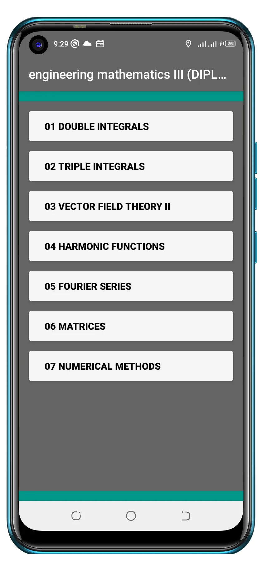 engineering mathematics III | Indus Appstore | Screenshot