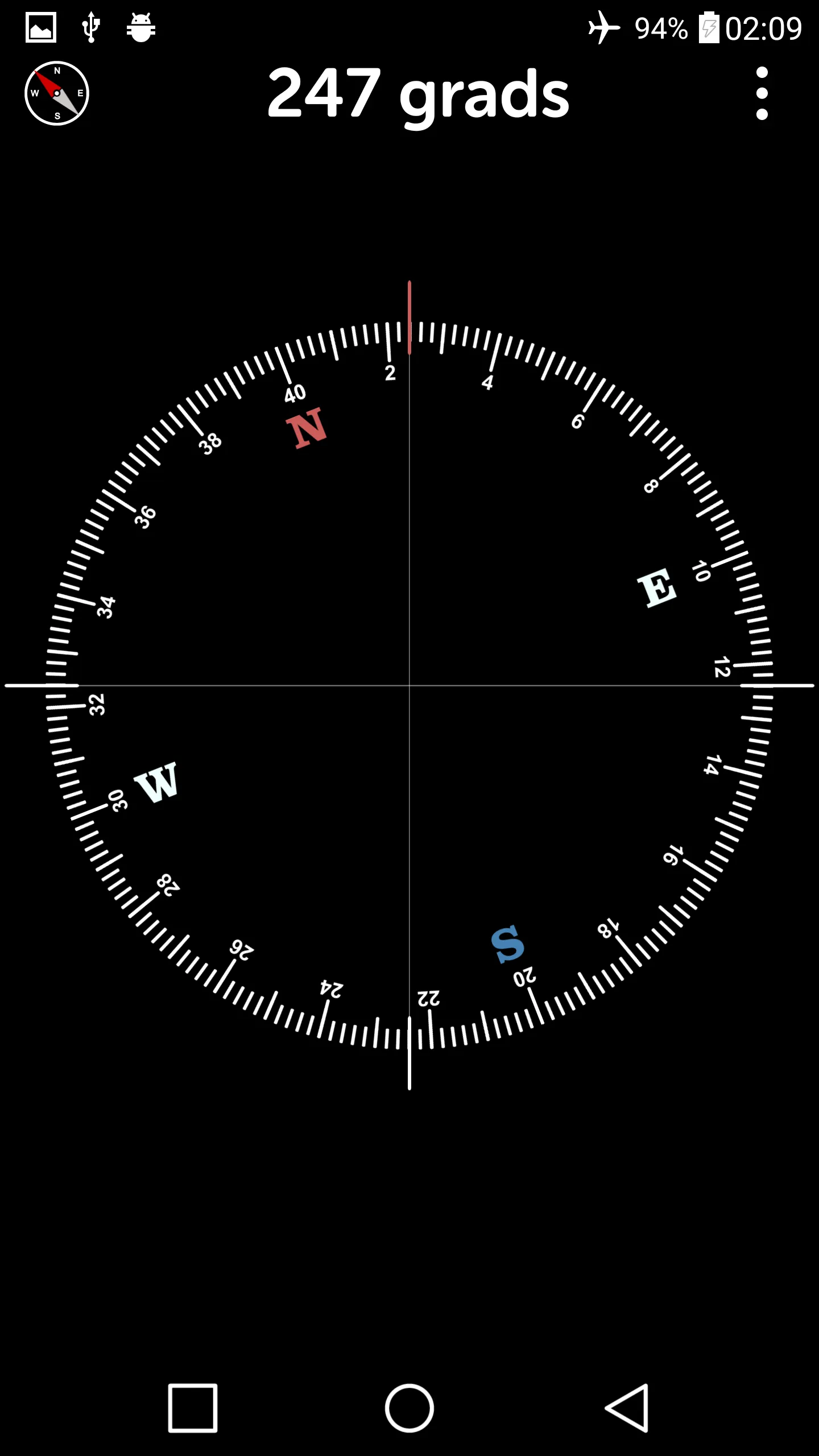 Mil & Grad Compass | Indus Appstore | Screenshot