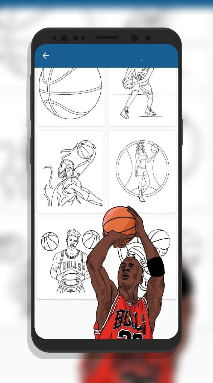 Basket Ball Coloring Book | Indus Appstore | Screenshot