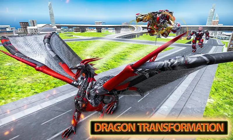 Dragon Robot War Car Transform | Indus Appstore | Screenshot