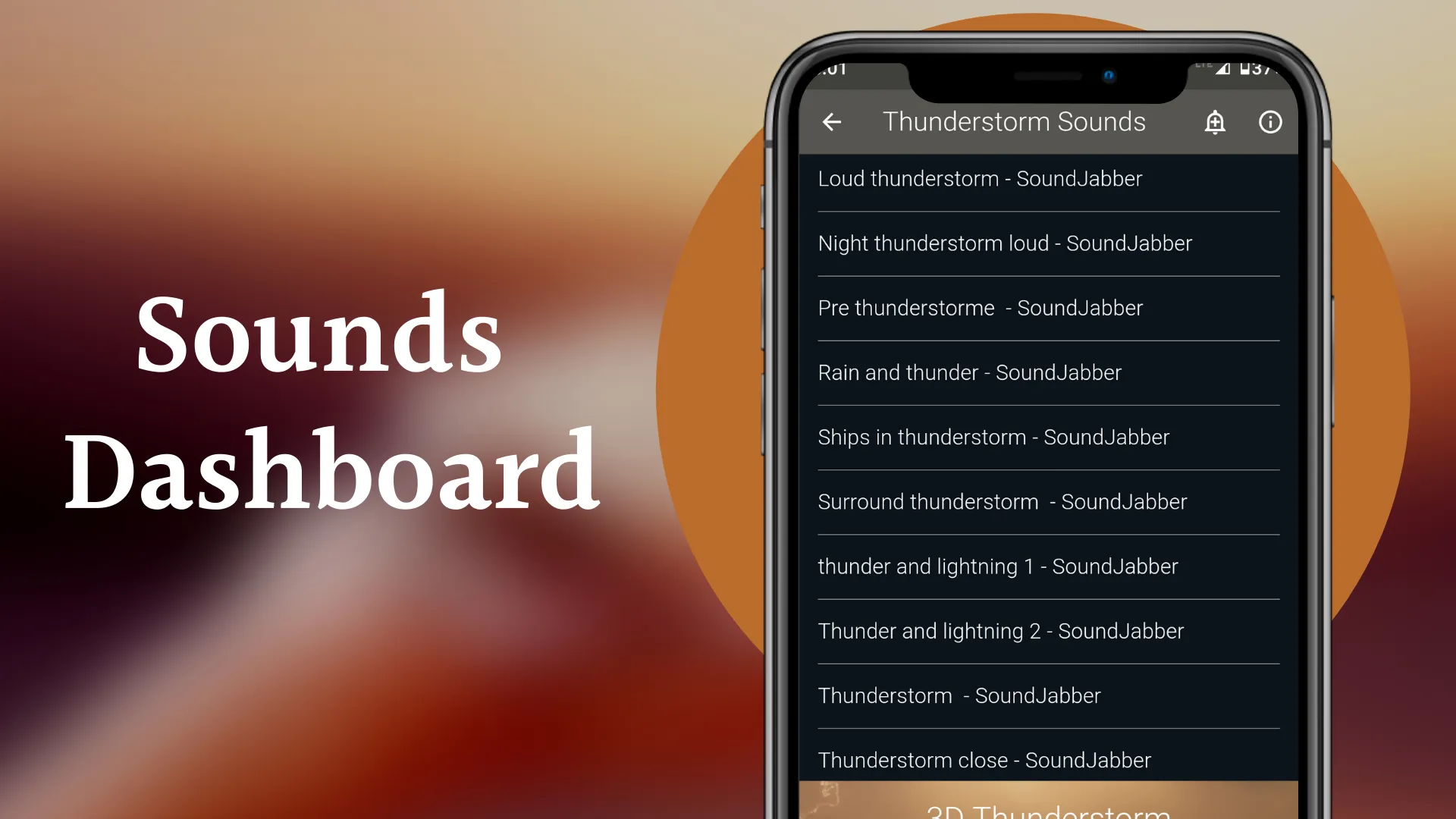 Thunderstorm Sounds | Indus Appstore | Screenshot