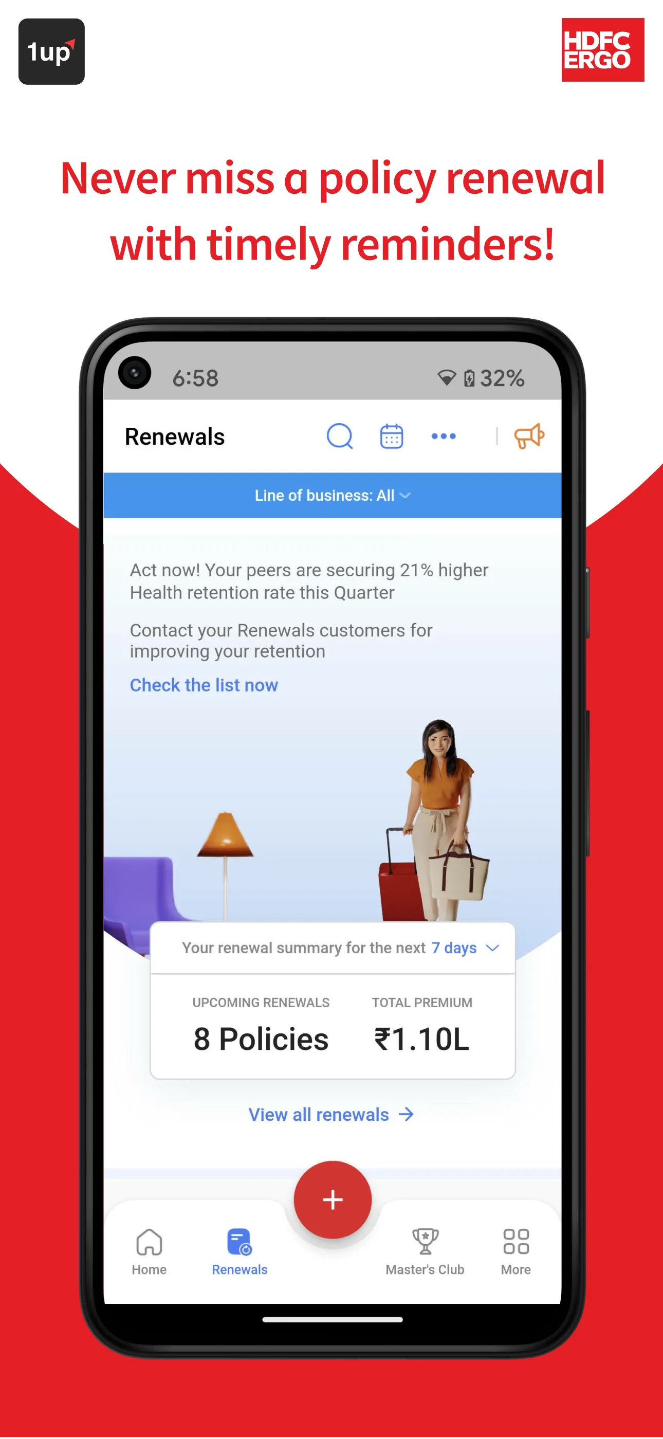 1UP by HDFC ERGO | Indus Appstore | Screenshot