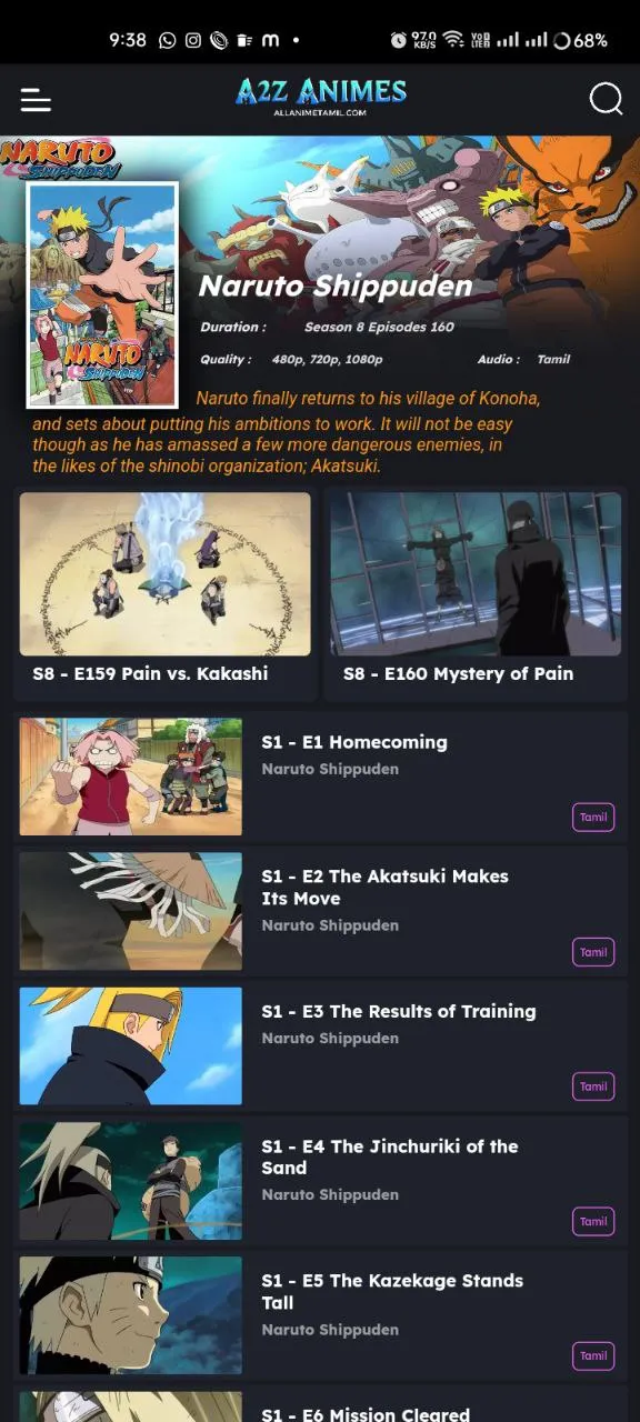 A2z Animes | Indus Appstore | Screenshot