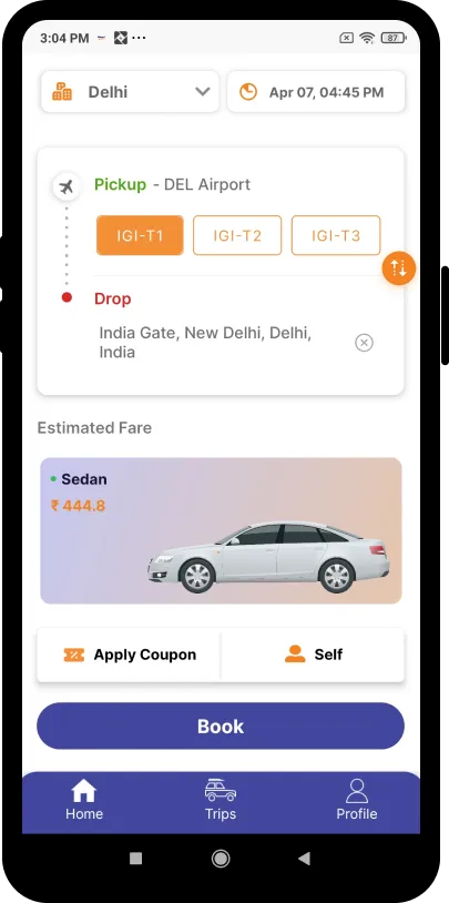 MegaCabs – Book a ride now | Indus Appstore | Screenshot