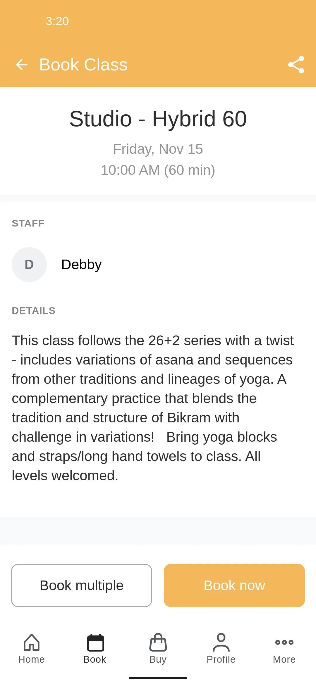 Bikram Yoga Rockville | Indus Appstore | Screenshot