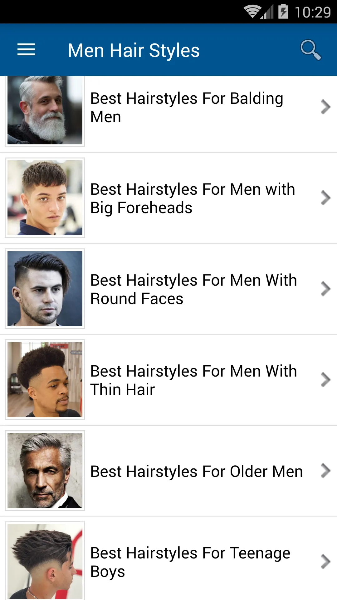 Men Hair Styles | Indus Appstore | Screenshot