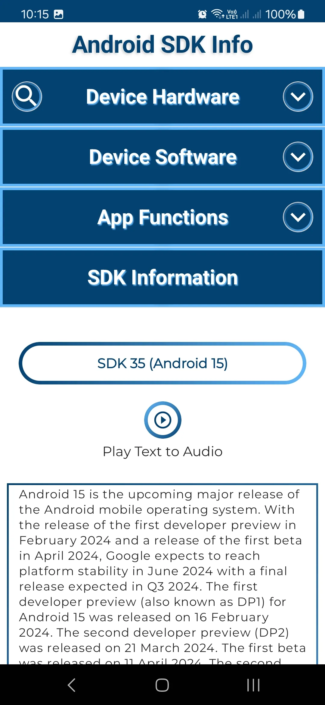 Android SDK Info | Indus Appstore | Screenshot