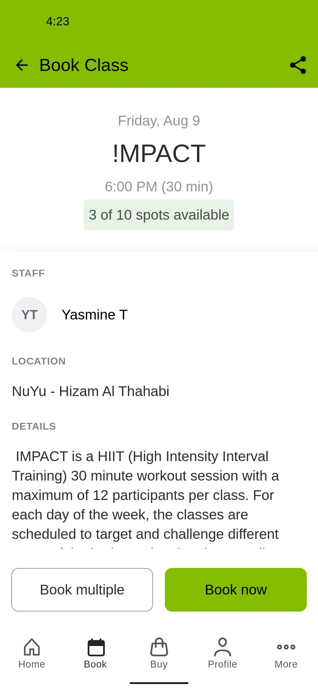 NuYu Fitness Centre | Indus Appstore | Screenshot