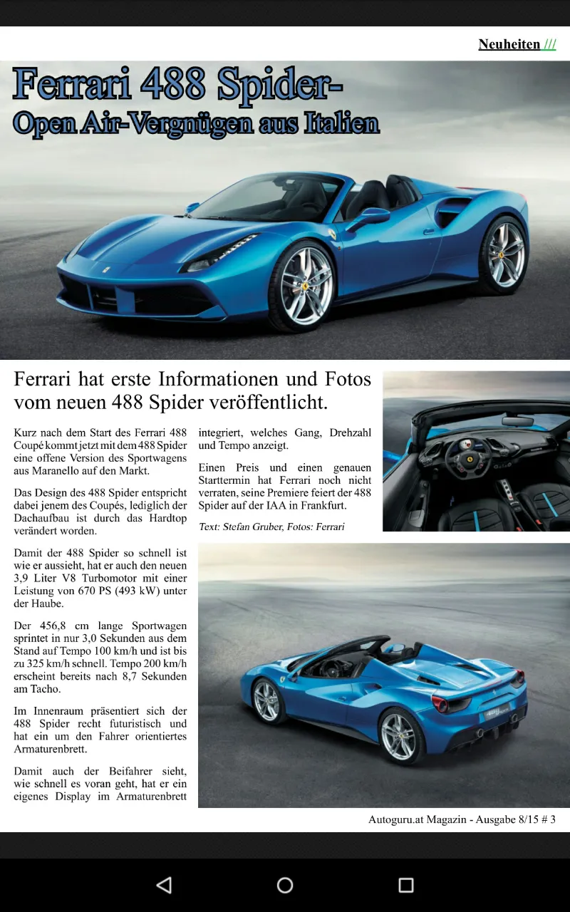 Autoguru.at Magazin | Indus Appstore | Screenshot