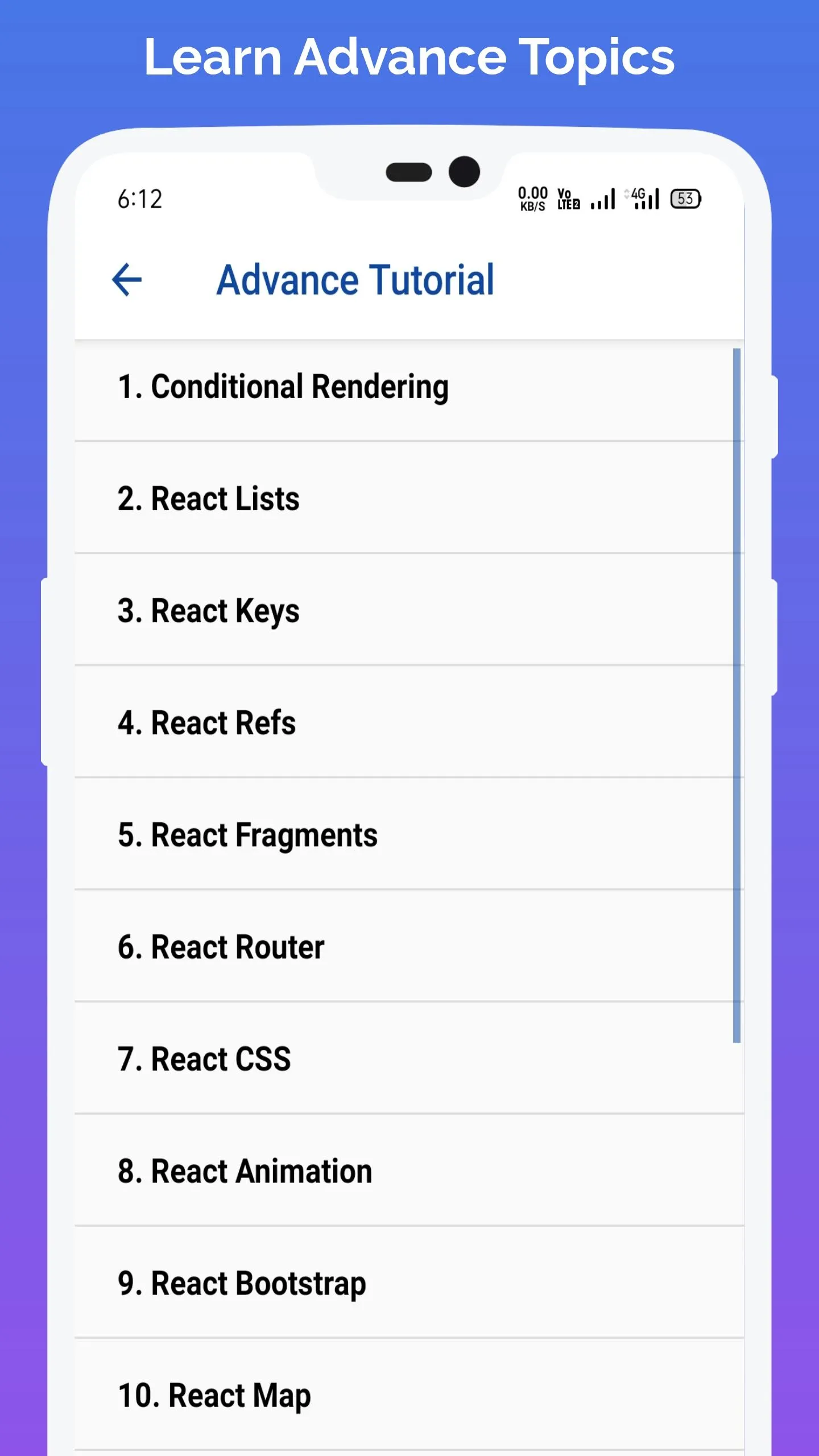 Learn React | Indus Appstore | Screenshot