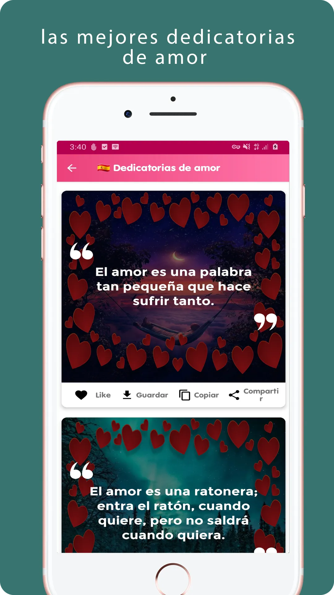 love roses with phrases | Indus Appstore | Screenshot